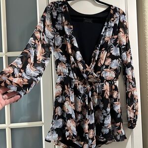 Multicolor Floral Romper